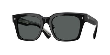Das Bild zeigt die Oliver Peoples Sonnenbrille OV5564SU 1731P2 in Schwarz. 